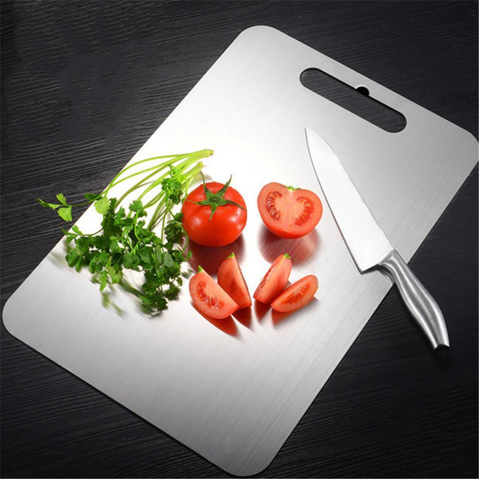 Ultra Slim Stainless Steel Cutting Chopping Board - Dshop.com.au