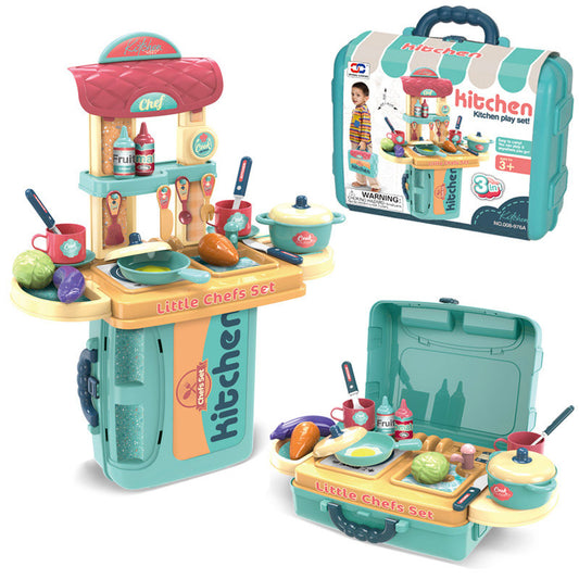 3 in 1 Kitchen Kids Pretend Play Toy Set - Dshop.com.au