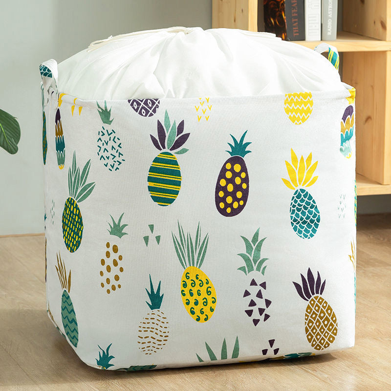 XL 100L Pineapple Laundry Basket Drawstring Storage bag - Dshop.com.au