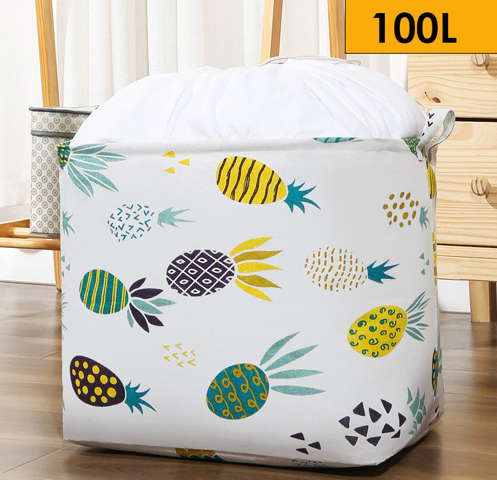 XL 100L Pineapple Laundry Basket Drawstring Storage bag - Dshop.com.au