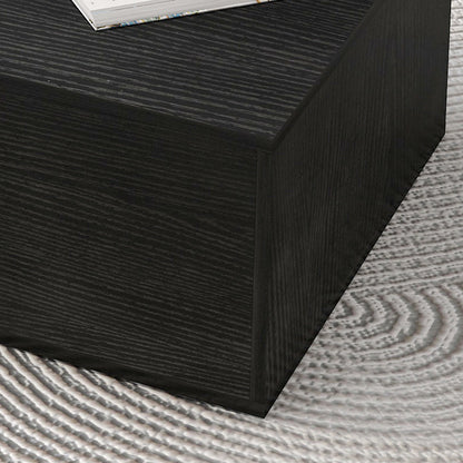 Lusso Designer Wooden Coffee Table (Black) - Dshop.com.au