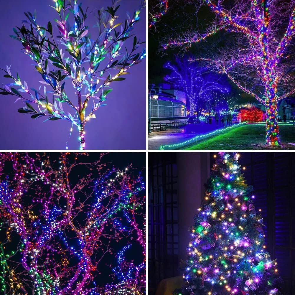 100 LED Multicolour Fairy String Lights 10m Waterproof Garden Patio Holiday Decorations - Dshop.com.au