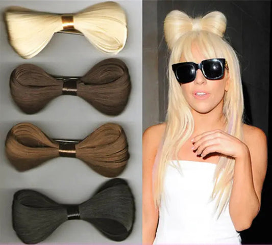 Gaga Clip On Hair Bow