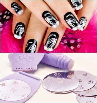 Professional Salon Nail Art Stamping Decorate Kit 40 Designs - Dshop.com.au