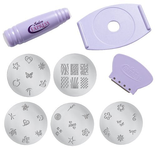 Professional Salon Nail Art Stamping Decorate Kit 40 Designs - Dshop.com.au