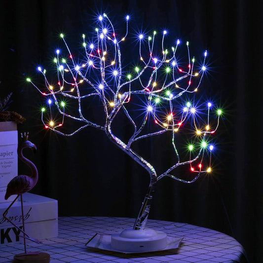 108 LED Firefly Colourful Fairy Light Spirit Tree