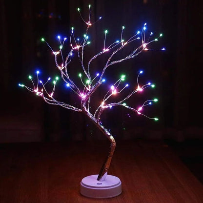 108 LED Firefly Colourful Fairy Light Spirit Tree - Dshop.com.au