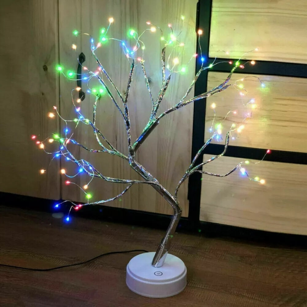 108 LED Firefly Colourful Fairy Light Spirit Tree - Dshop.com.au