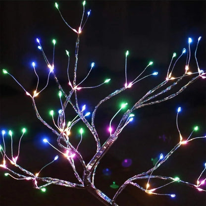 108 LED Firefly Colourful Fairy Light Spirit Tree - Dshop.com.au