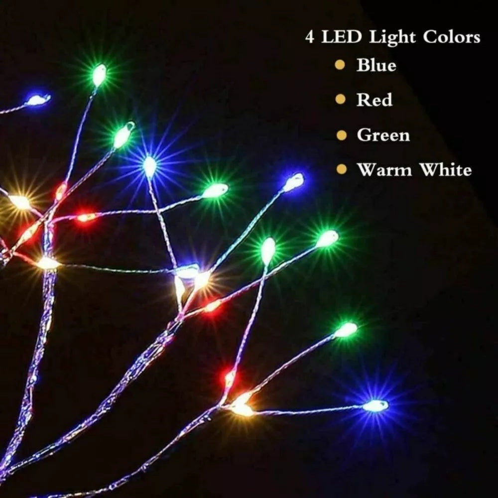 108 LED Firefly Colourful Fairy Light Spirit Tree - Dshop.com.au