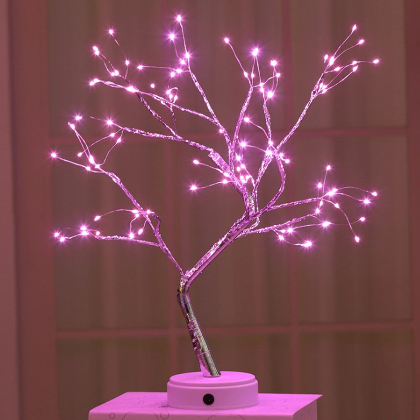 108 LED Firefly Fairy Light Spirit Tree Pink - Dshop.com.au