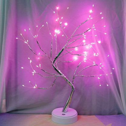 108 LED Firefly Fairy Light Spirit Tree Pink - Dshop.com.au