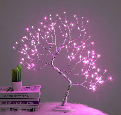 108 LED Firefly Fairy Light Spirit Tree Pink - Dshop.com.au