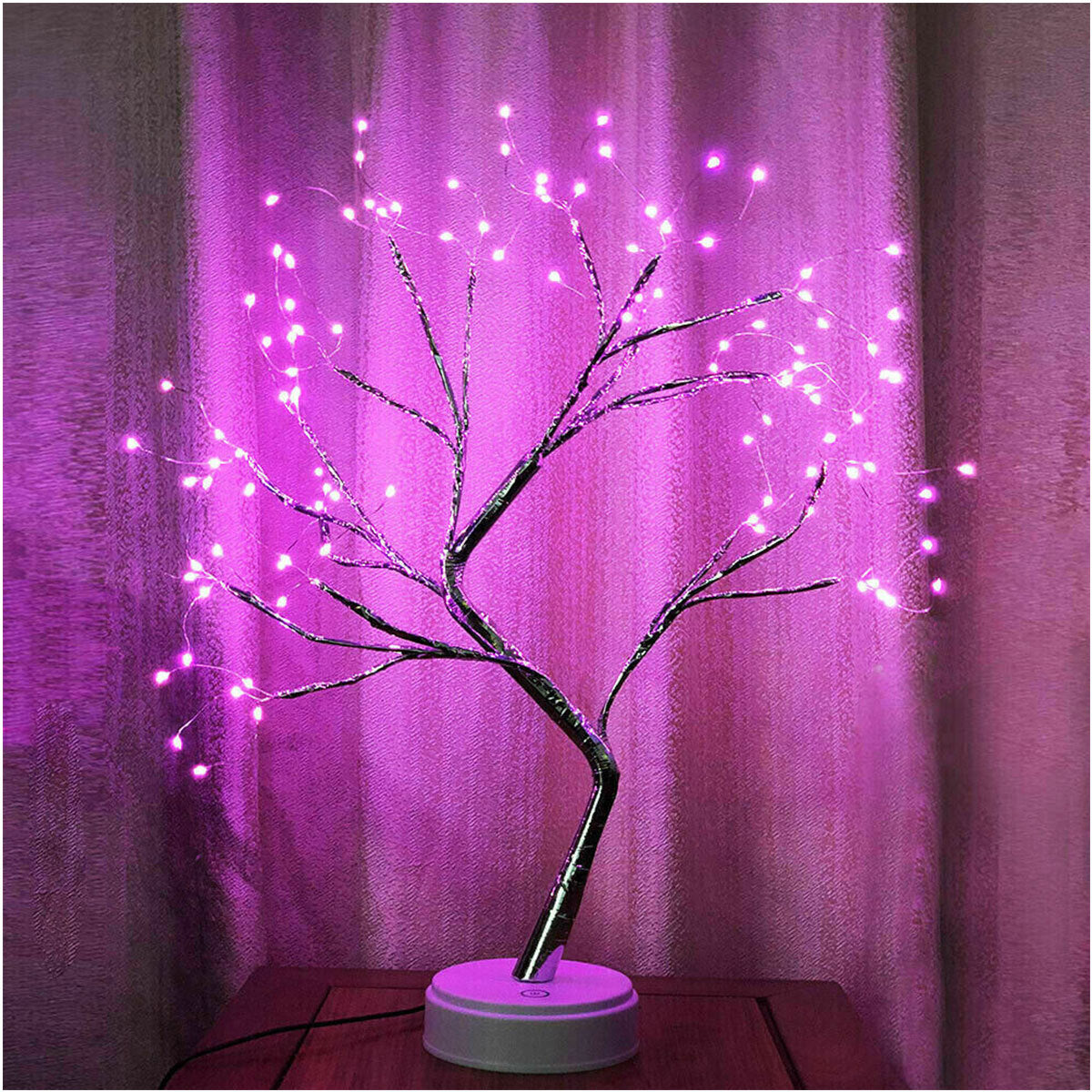 108 LED Firefly Fairy Light Spirit Tree Pink - Dshop.com.au