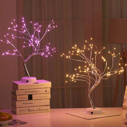 108 LED Firefly Fairy Light Spirit Tree Pink - Dshop.com.au