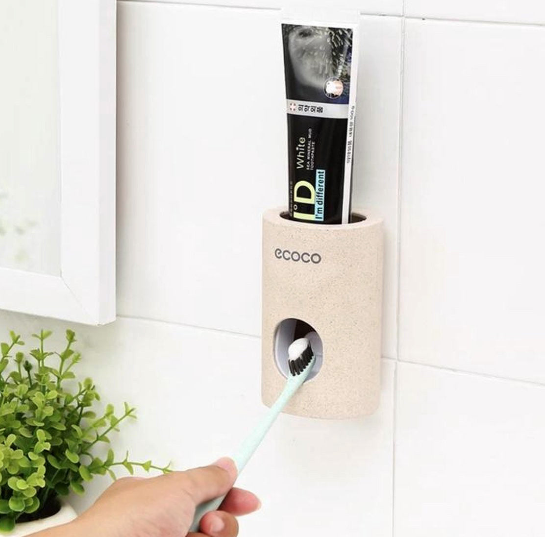 Automatic Toothpaste Dispenser Set Hands Free Non Contact Squeezer - Dshop.com.au