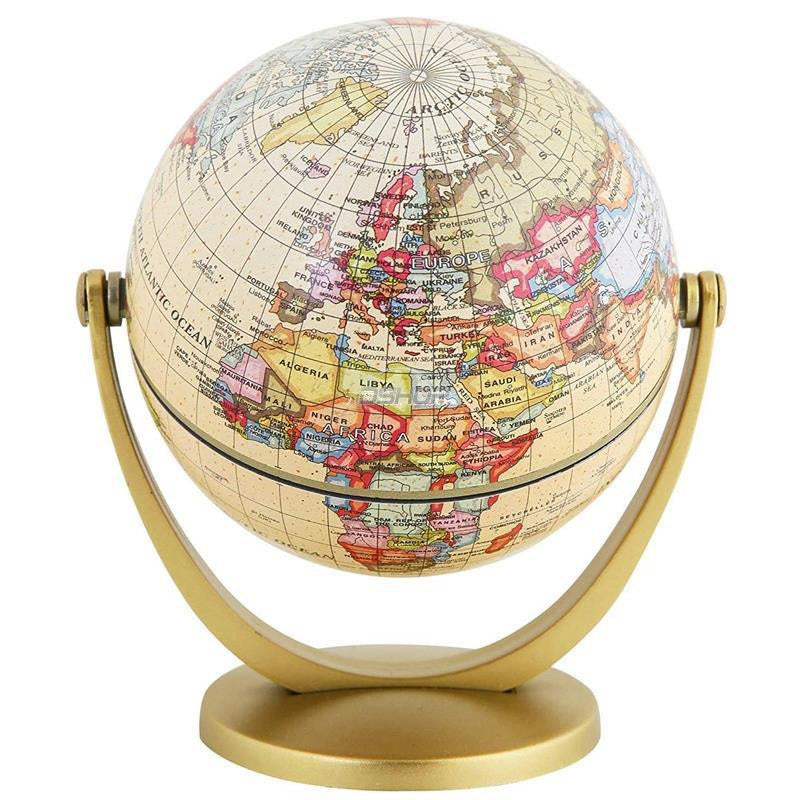 Retro Mini World Globe Educational Desktop Decoration - Dshop.com.au