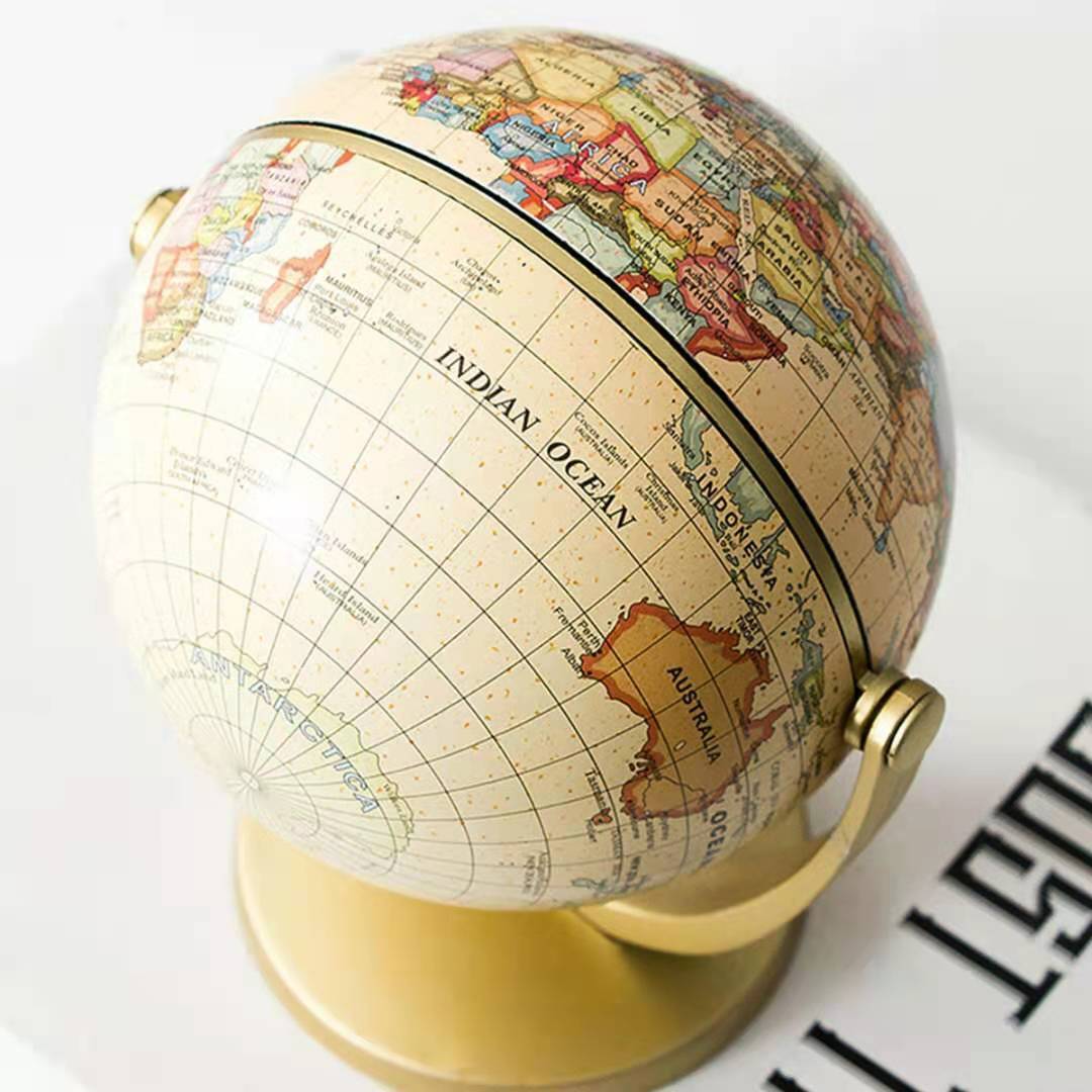 Retro Mini World Globe Educational Desktop Decoration - Dshop.com.au