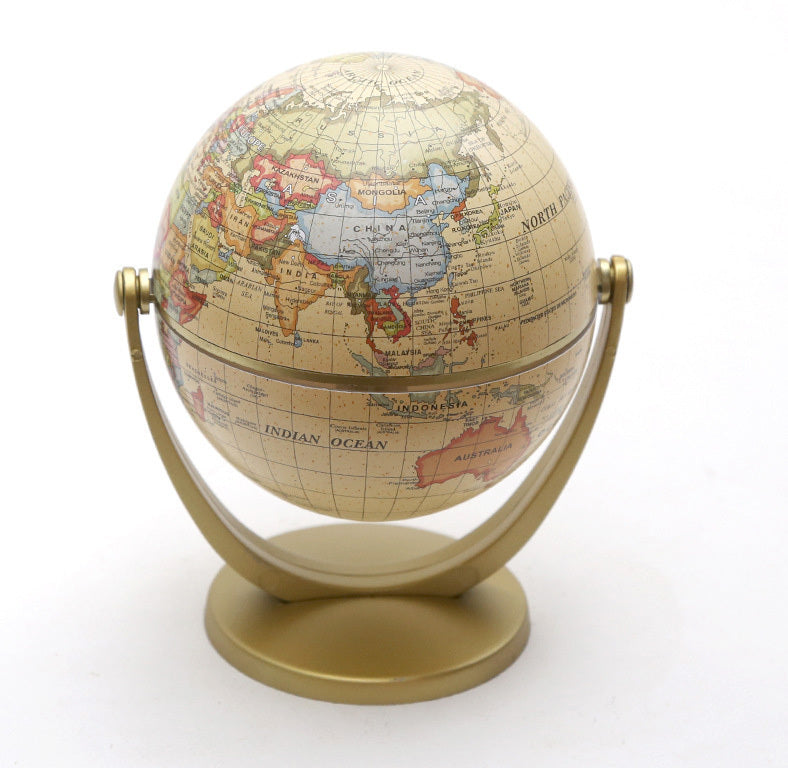 Retro Mini World Globe Educational Desktop Decoration - Dshop.com.au