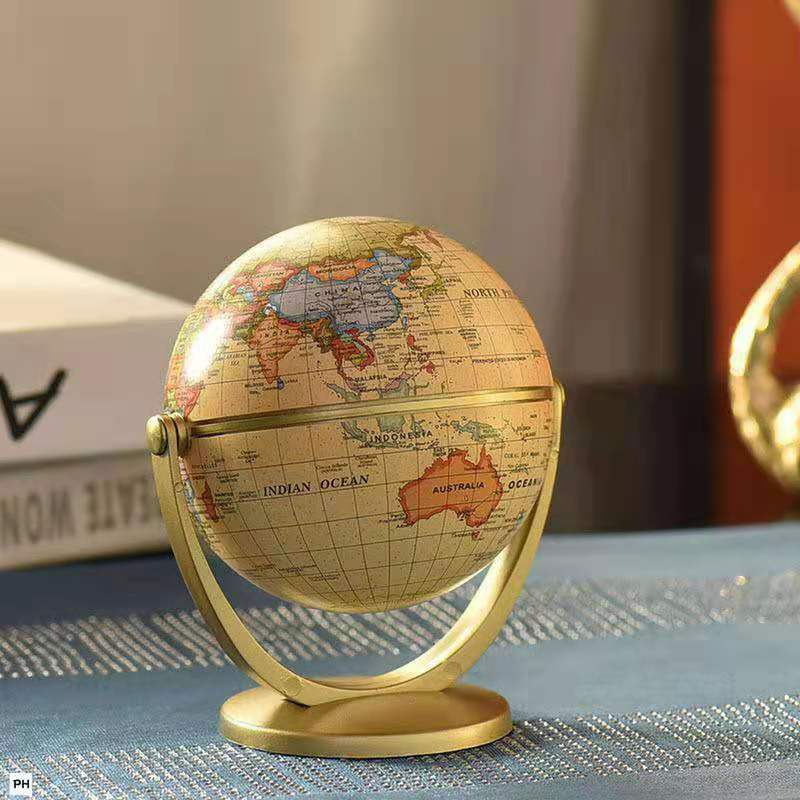 Retro Mini World Globe Educational Desktop Decoration - Dshop.com.au