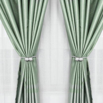 Set of 2 Curtain Holdbacks Window Tieback Magnetic Holder - Dshop.com.au