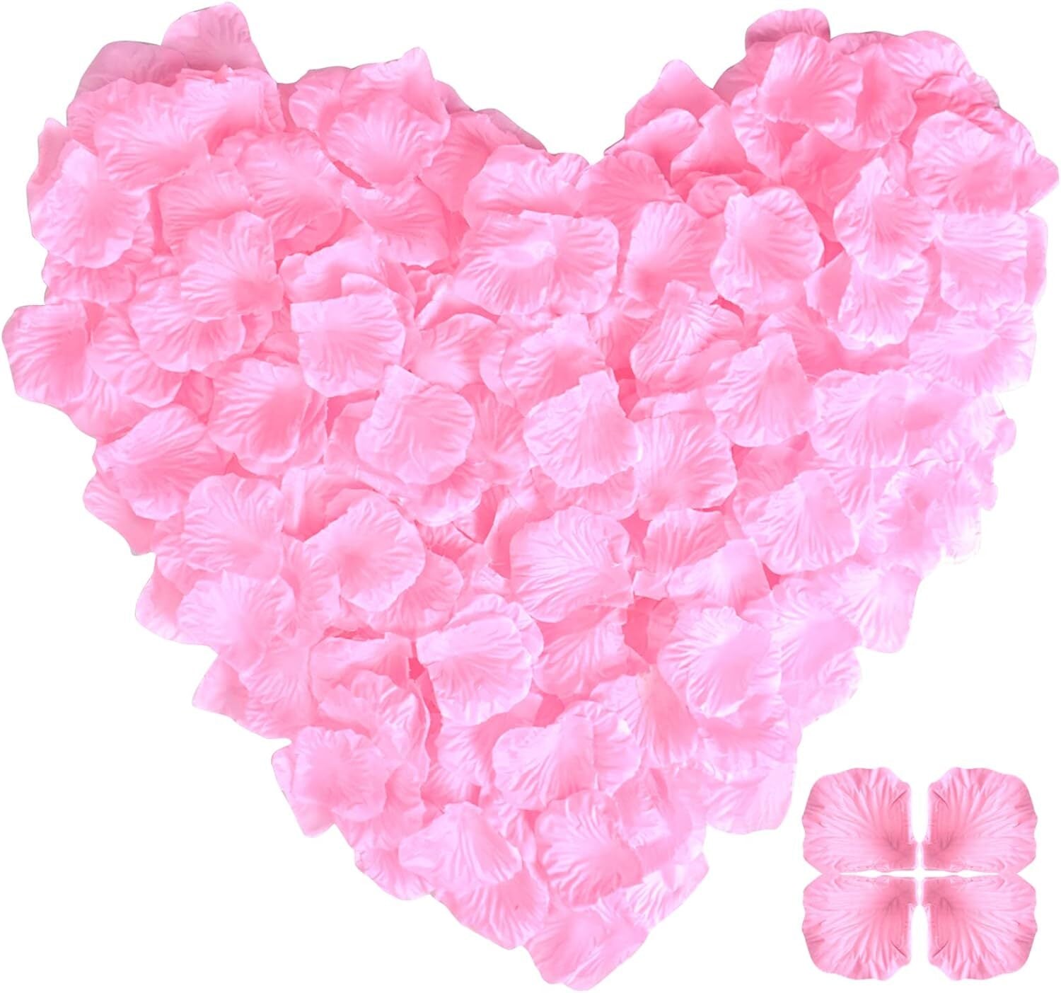 100 Wedding Bridal Flower Rose Petals (Baby Pink) - Dshop.com.au