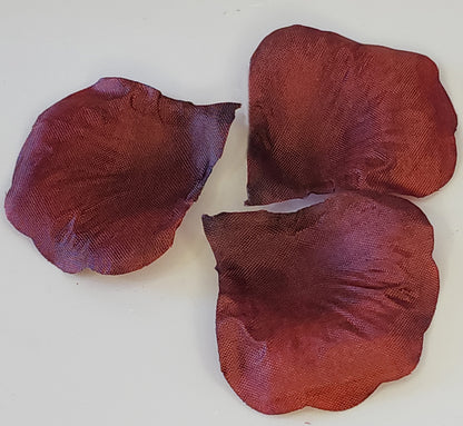 100 Wedding Bridal Flower Rose Petals (Deep Wine) - Dshop.com.au