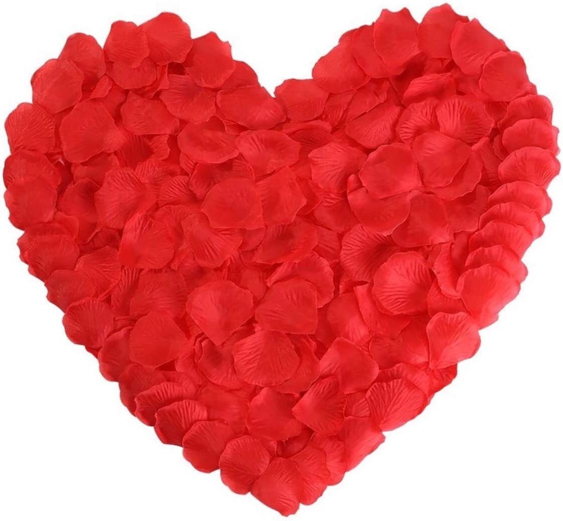 100 Wedding Bridal Flower Rose Petals (Passion Red) - Dshop.com.au