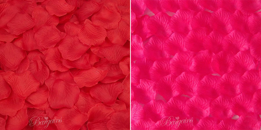 100 Wedding Bridal Flower Rose Petals (Hot Pink) - Dshop.com.au