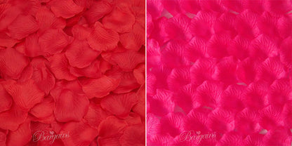 100 Wedding Bridal Flower Rose Petals (Hot Pink) - Dshop.com.au