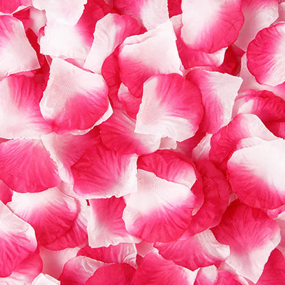 100 Wedding Bridal Flower Rose Petals (Ivory & Pink) - Dshop.com.au