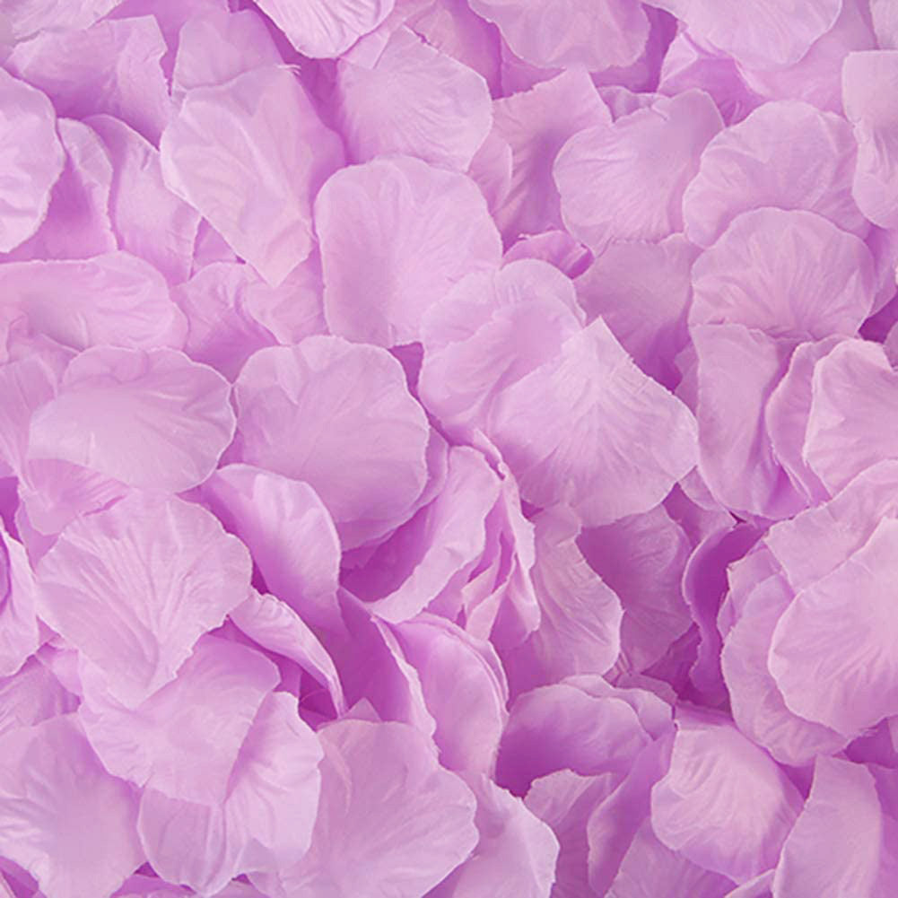 100 Wedding Bridal Flower Rose Petals (Lavender) - Dshop.com.au