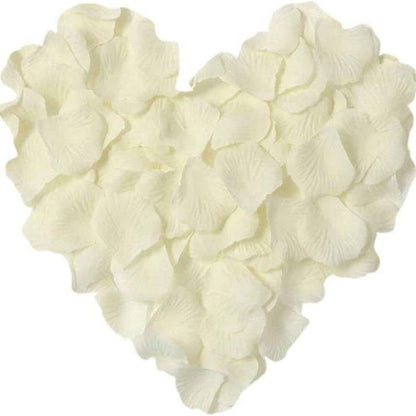 100 Wedding Bridal Flower Rose Petals (Ivory) - Dshop.com.au