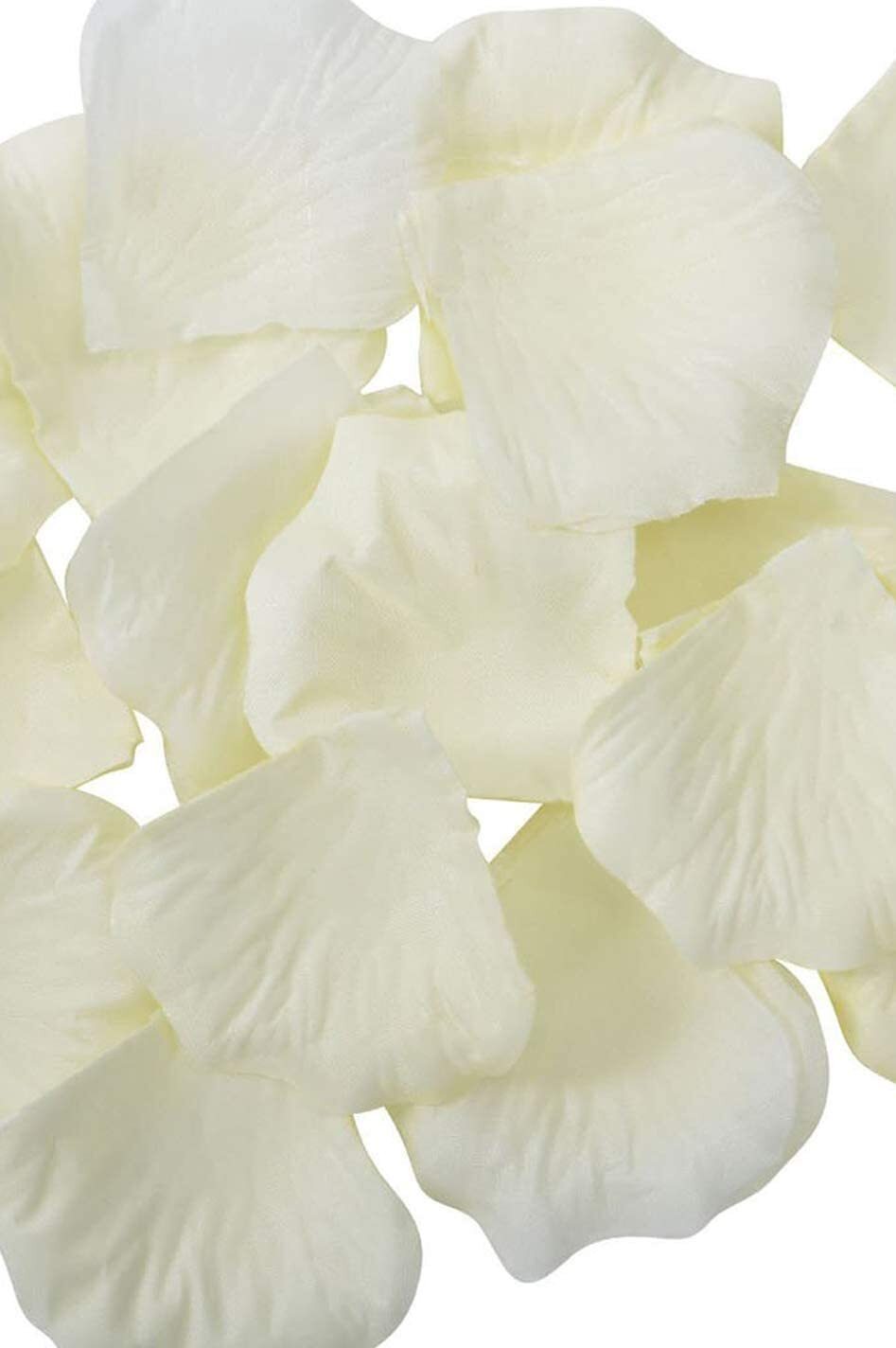 100 Wedding Bridal Flower Rose Petals (Ivory) - Dshop.com.au