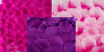 100 Wedding Bridal Flower Rose Petals (Royal Purple) - Dshop.com.au