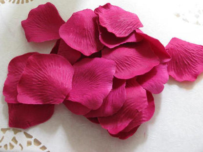 100 Wedding Bridal Flower Rose Petals (Raspberry Rose) - Dshop.com.au