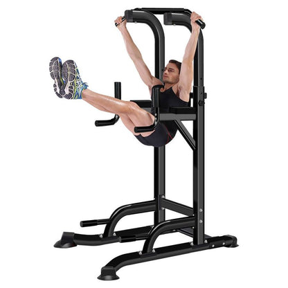 Power Tower Pull Up Dip Station Adjustable Home Gym Fitness
