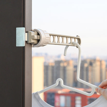 Window Frame Mount Drying Rack Clothes Hook Hanger - Dshop.com.au