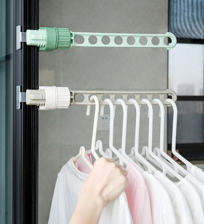 Window Frame Mount Drying Rack Clothes Hook Hanger - Dshop.com.au