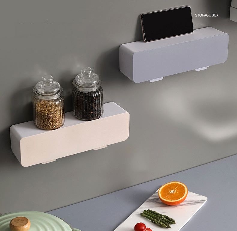 Space Saver Spice Rack Wall Mount Seasoning Storage Holder Kitchen Organizer - Dshop.com.au