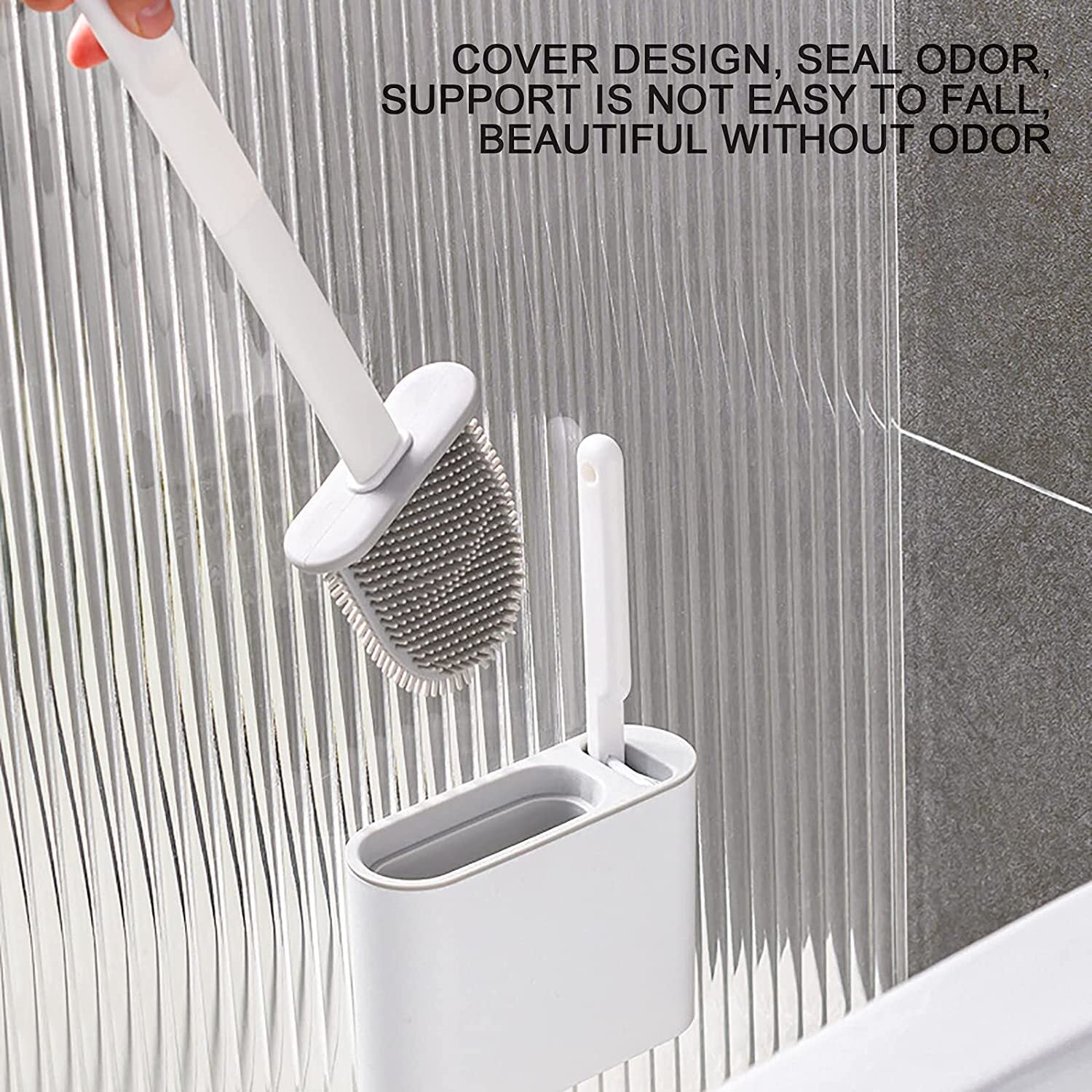 Revolutionary Silicone Soft Flex Toilet Brush, Cleaning Brush and Holder - Dshop.com.au