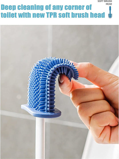 Revolutionary Silicone Soft Flex Toilet Brush, Cleaning Brush and Holder - Dshop.com.au