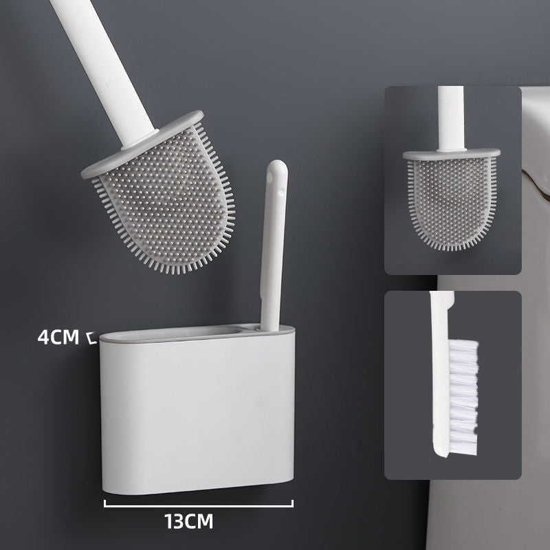 Revolutionary Silicone Soft Flex Toilet Brush, Cleaning Brush and Holder - Dshop.com.au