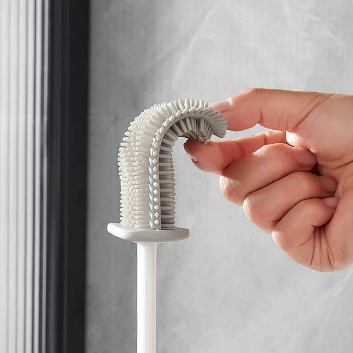 Revolutionary Silicone Soft Flex Toilet Brush, Cleaning Brush and Holder - Dshop.com.au