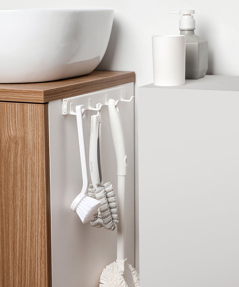 Retractable Kitchen/Bathroom Organizer Wall Mount Hook Pull-out Hanger Rack - Dshop.com.au