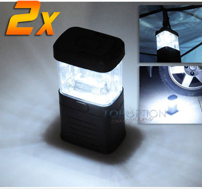 2 X 11 LED Outdoor Camping Lamp Lantern - Dshop.com.au