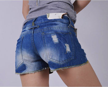 Ladies Denim Shorts Blue