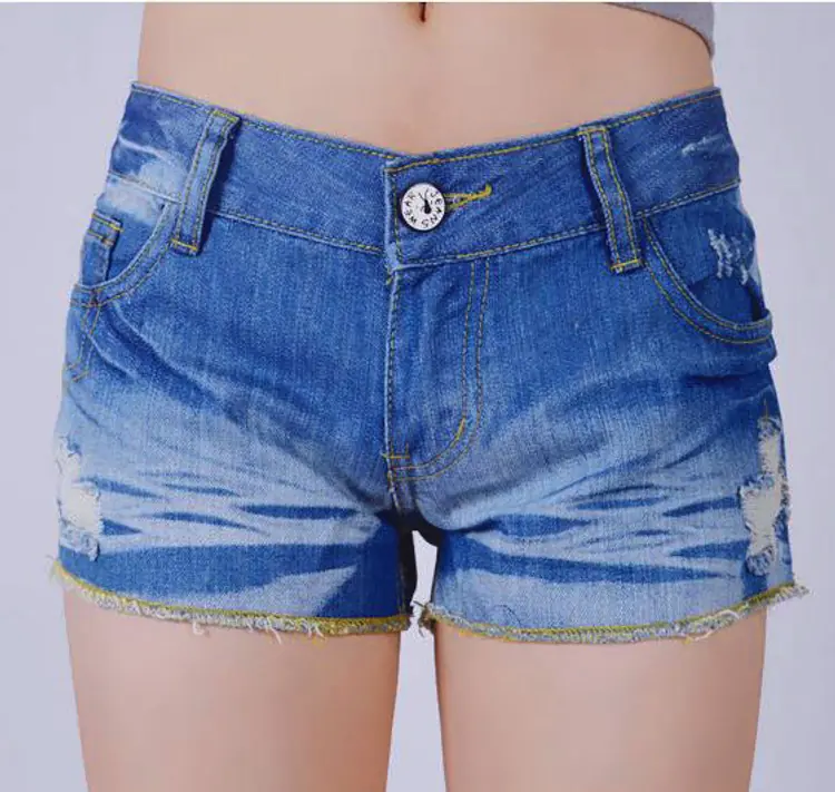 Ladies Denim Shorts Blue