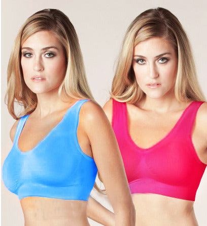 3 x Pack Ahh Seamless Sports Bras (Vibrant)