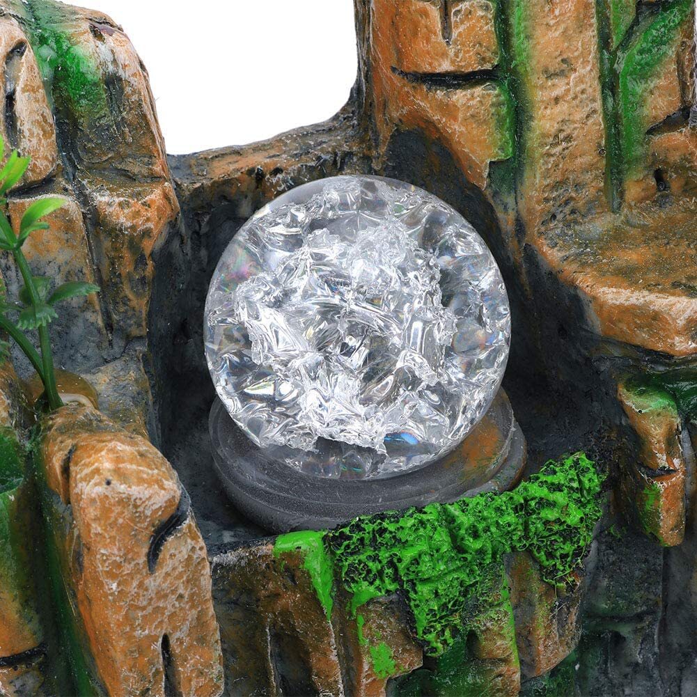 Calming Fountain Water Feature Ornament with Fish Tank - Dshop.com.au